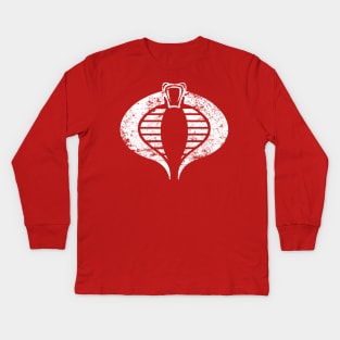 Cobra Command Aged Kids Long Sleeve T-Shirt